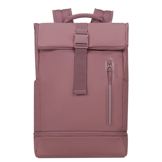 American Tourister Urban Tide Rolltop Laptop Rugzak - 31 liter - 15.6" laptopvak - galactic mauve