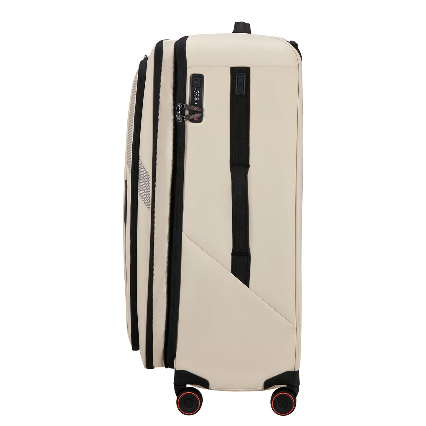 Samsonite Glazed Spinner 78 cm - Uitbreidbaar 125/141 liter - 78x48x32/35 cm - sandstone