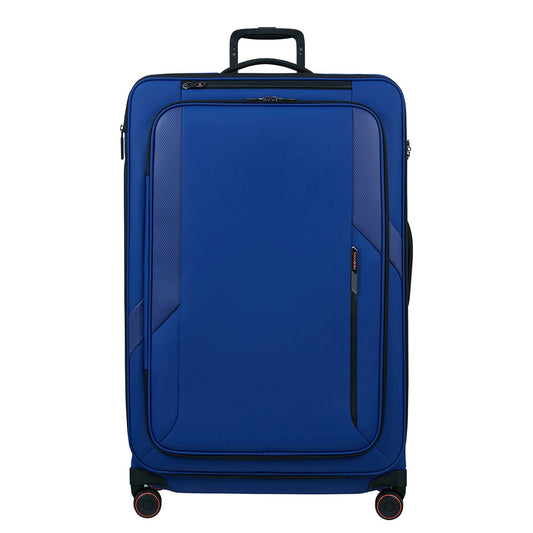 Samsonite Glazed Spinner 84 cm - Uitbreidbaar 160/178 liter - 84x54x36/39 cm - electric blue