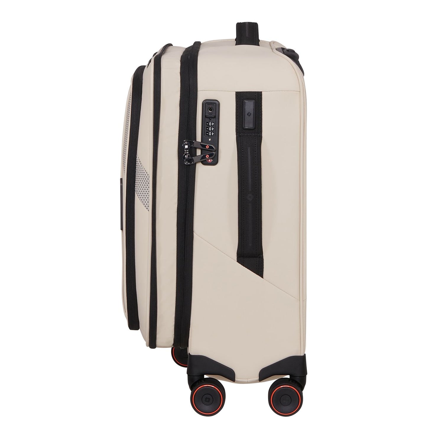 Samsonite Glazed Handbagage Spinner 55 cm - Uitbreidbaar 44/49 liter - 55x40x23/26 cm - sandstone