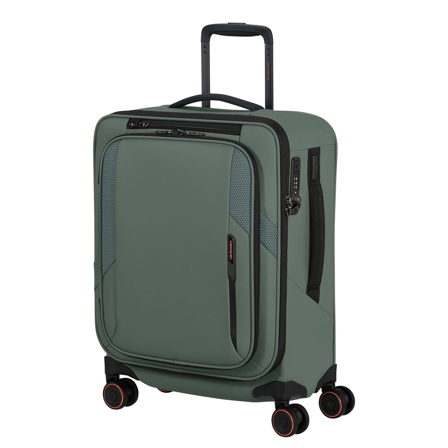 Samsonite Glazed Handbagage Spinner 55 cm - Uitbreidbaar 44/49 liter - 55x40x23/26 cm - sage green
