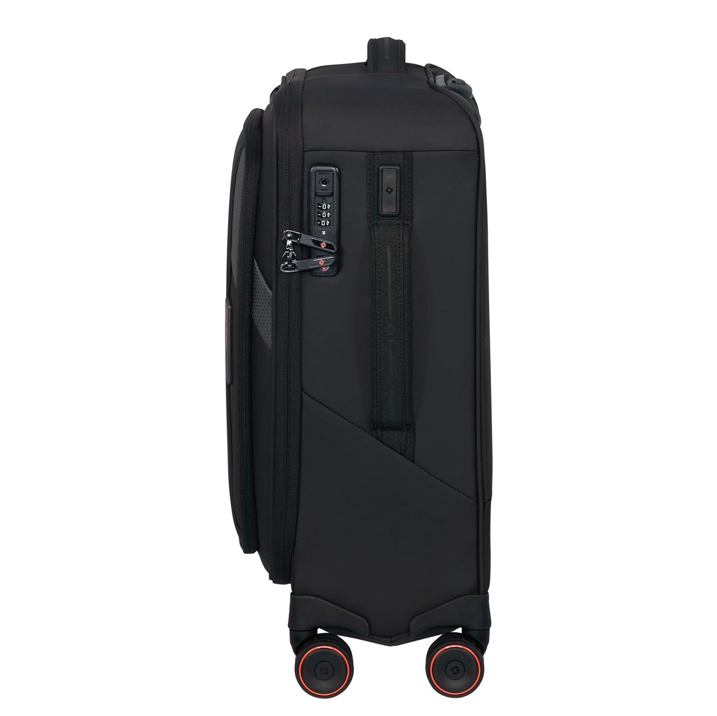 Samsonite Glazed Handbagage Spinner 55 cm - Uitbreidbaar 44/49 liter - 55x40x23/26 cm - black