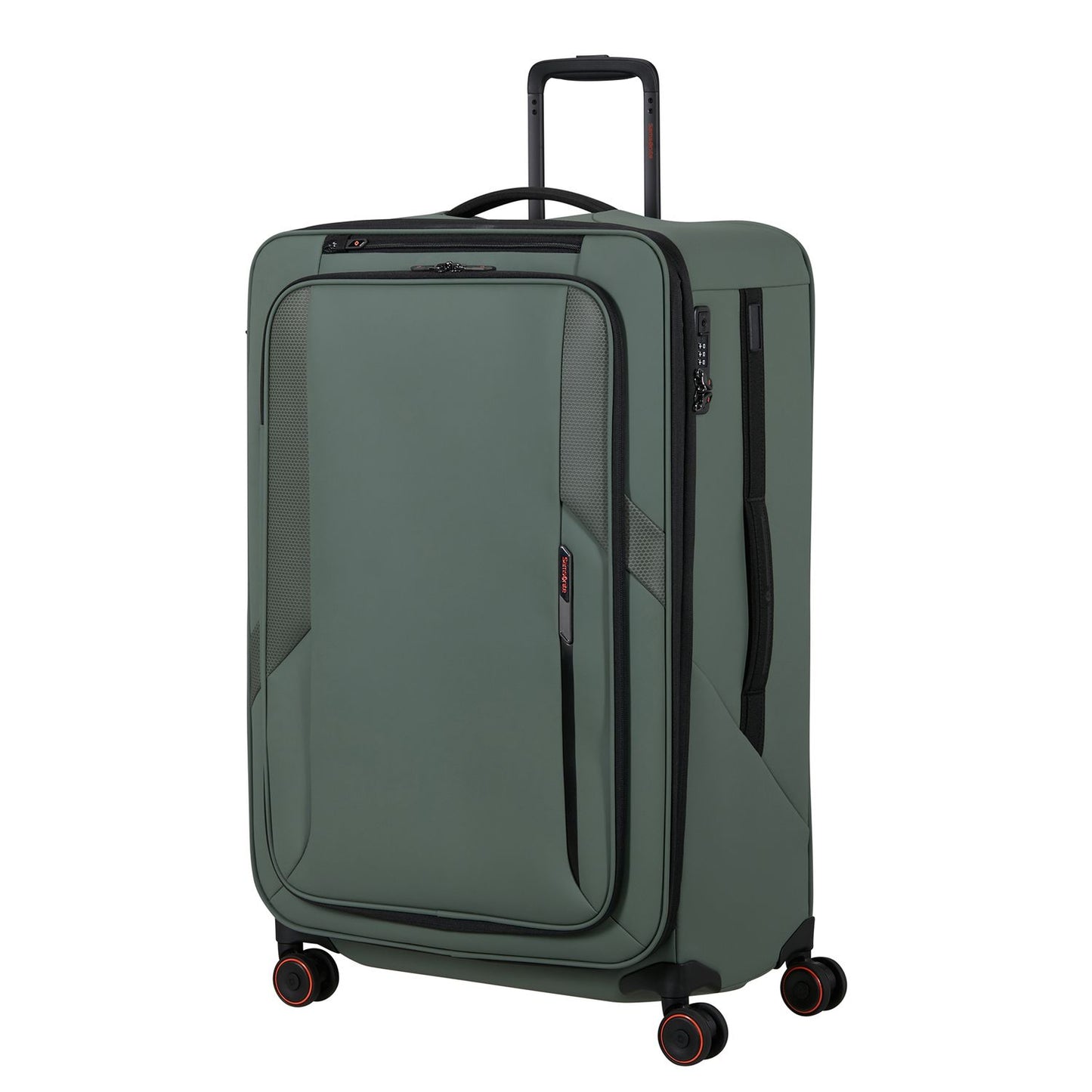 Samsonite Glazed Spinner 78 cm - Uitbreidbaar 125/141 liter - 78x48x32/35 cm - sage green