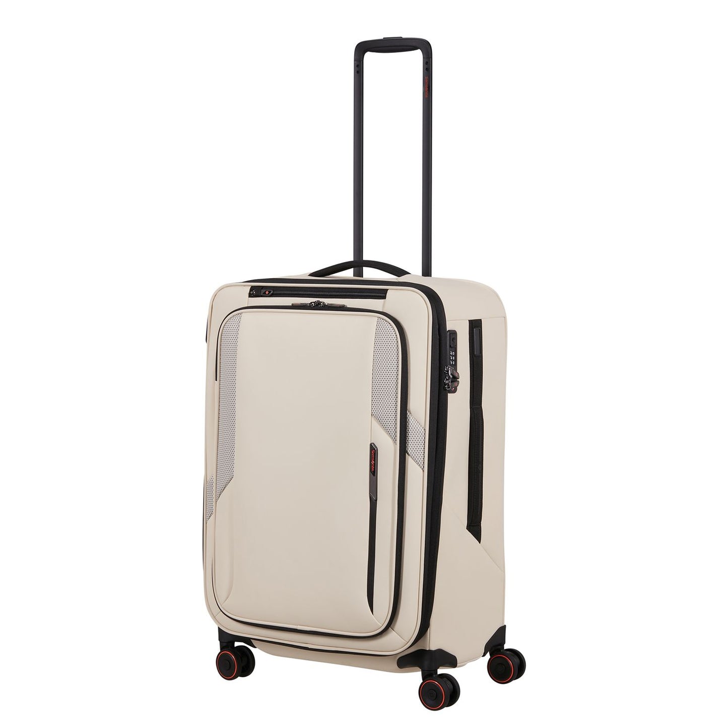 Samsonite Glazed Spinner 67 cm - Uitbreidbaar 83/94 liter - 67x44x30/33 cm - sandstone