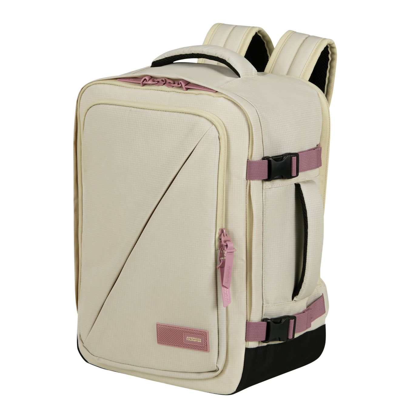 American Tourister Take2Cabin Casual Backpack Mainstream coconut sand/galactic mauve