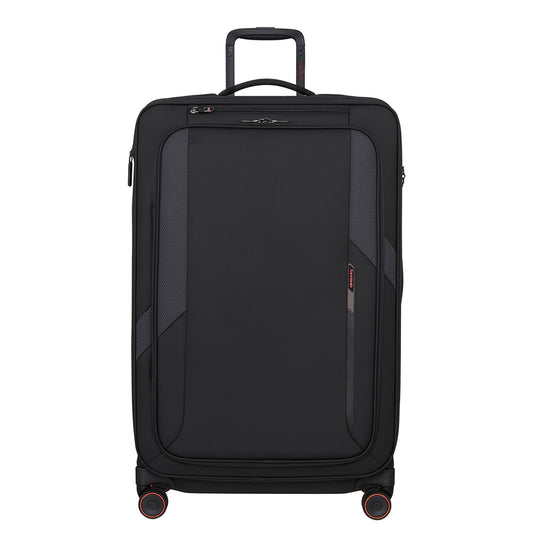 Samsonite Glazed Spinner 78 cm - Uitbreidbaar 125/141 liter - 78x48x32/35 cm - black