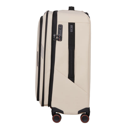 Samsonite Glazed Spinner 67 cm - Uitbreidbaar 83/94 liter - 67x44x30/33 cm - sandstone