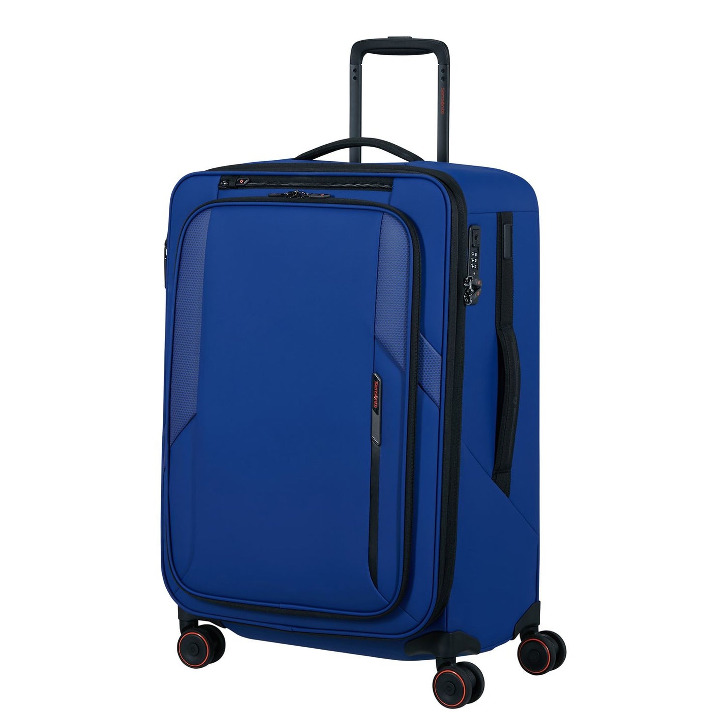 Samsonite Glazed Spinner 67 cm - Uitbreidbaar 83/94 liter - 67x44x30/33 cm - electric blue