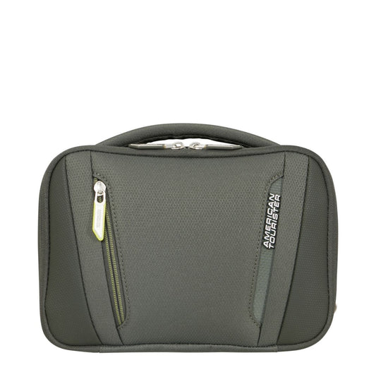 American Tourister Wanderlite Wash Bag - Uitbreidbaar 5/8 liter - 20x26x15/18 cm - dark khaki
