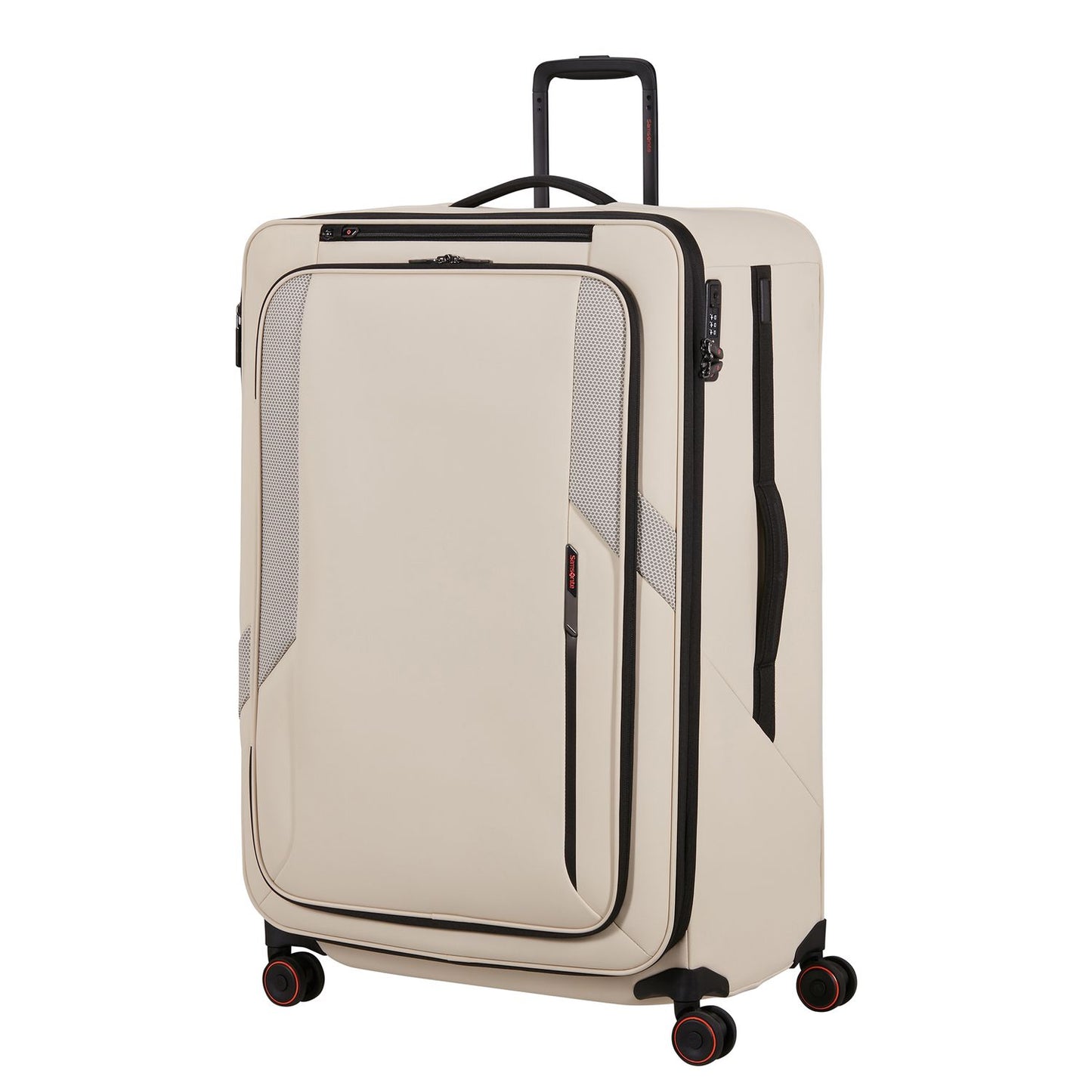 Samsonite Glazed Spinner 84 cm - Uitbreidbaar 160/178 liter - 84x54x36/39 cm - sandstone