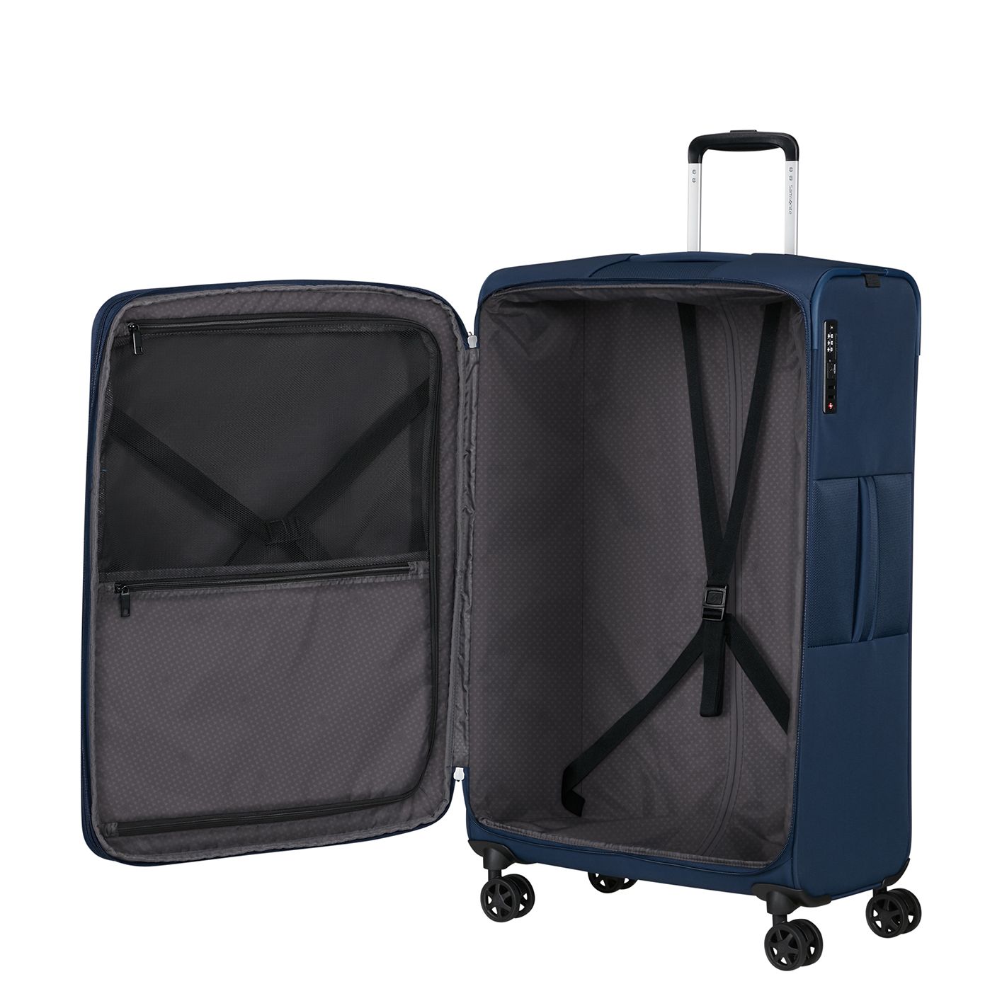 Samsonite Gotwist Spinner 78 cm - Uitbreidbaar 107/118 liter - 78x48x31/34 cm - navy blue