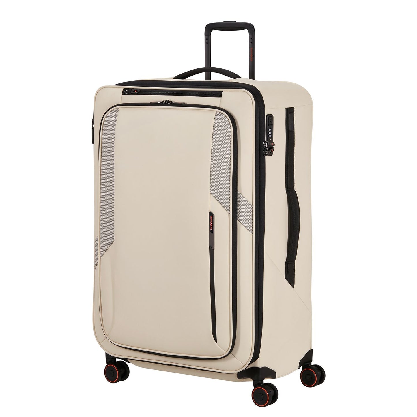 Samsonite Glazed Spinner 78 cm - Uitbreidbaar 125/141 liter - 78x48x32/35 cm - sandstone