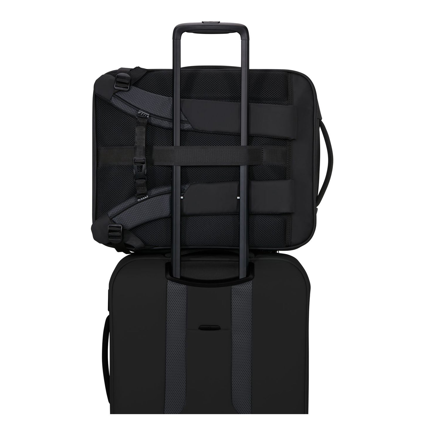 Samsonite Glazed Underseat Backpack M - 33 liter -  45x36x20 cm - 17.3" laptopvak - black