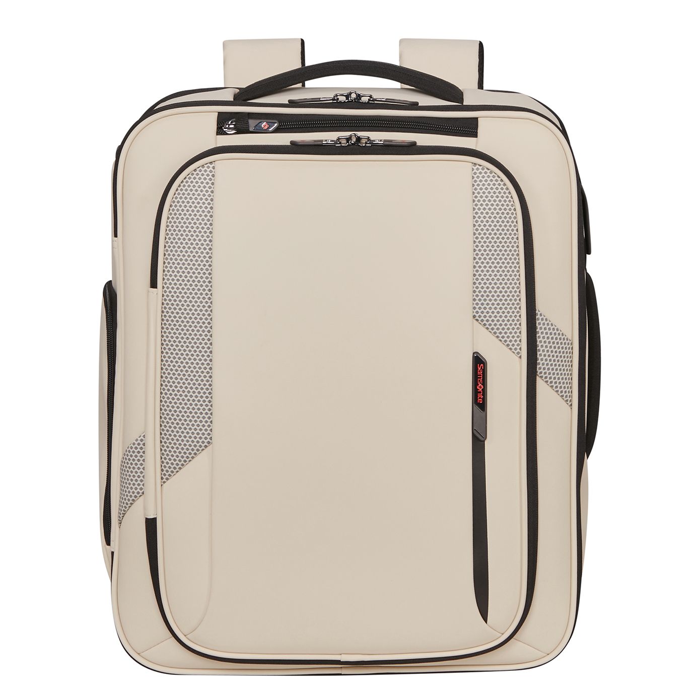 Samsonite Glazed Underseat Backpack M - 33 liter -  45x36x20 cm - 17.3" laptopvak - sandstone