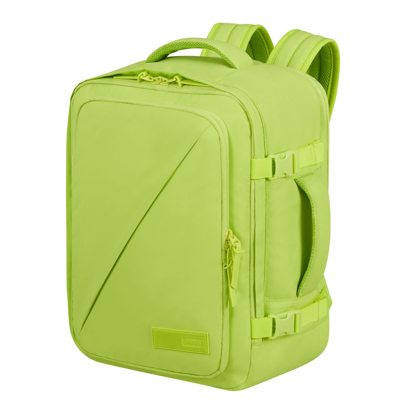 American Tourister Take2Cabin Casual Backpack Mainstream Puff hyper lime