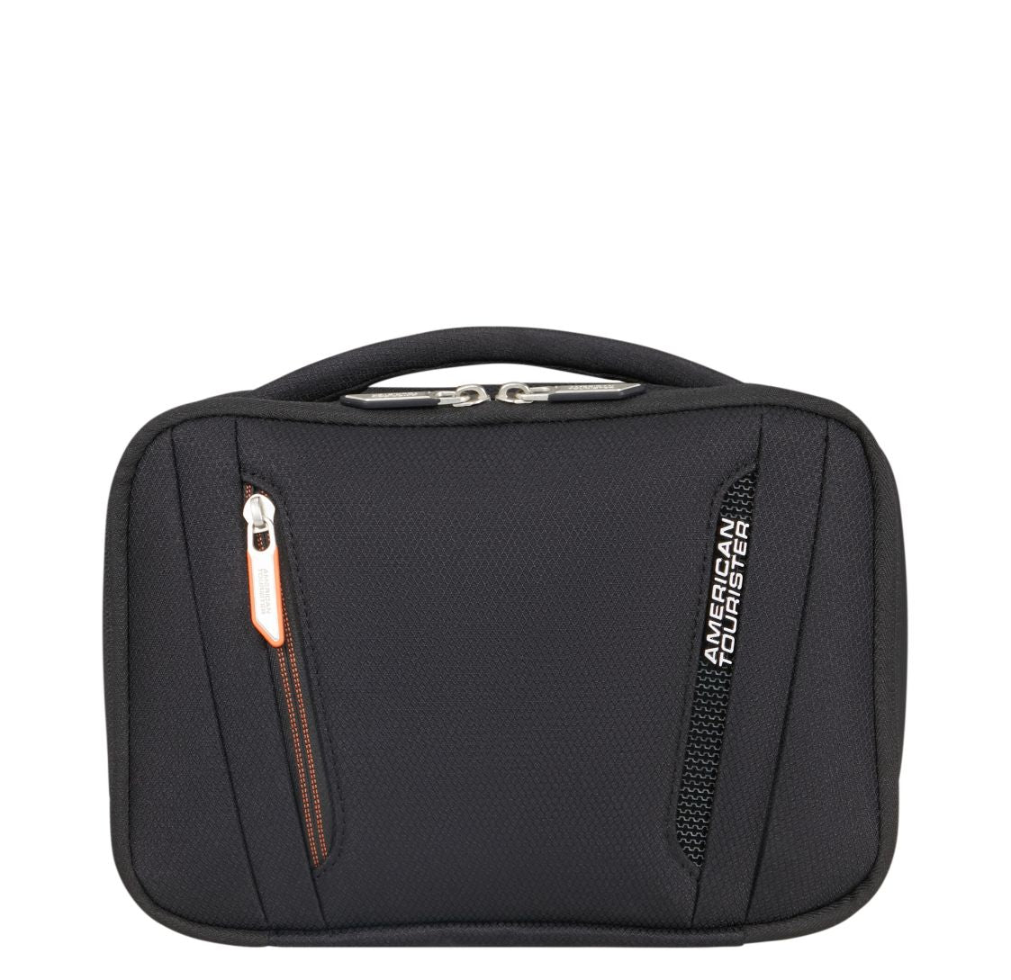 American Tourister Wanderlite Wash Bag - Uitbreidbaar 5/8 liter - 20x26x15/18 cm - shadow black