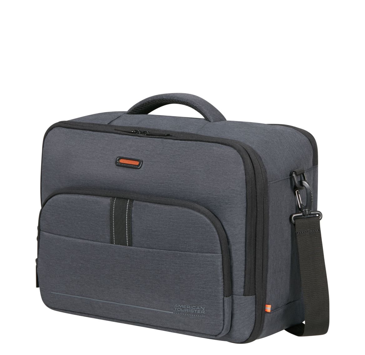 American Tourister At Work Nxt 3-Way Boarding Bag 15.6" grey melange