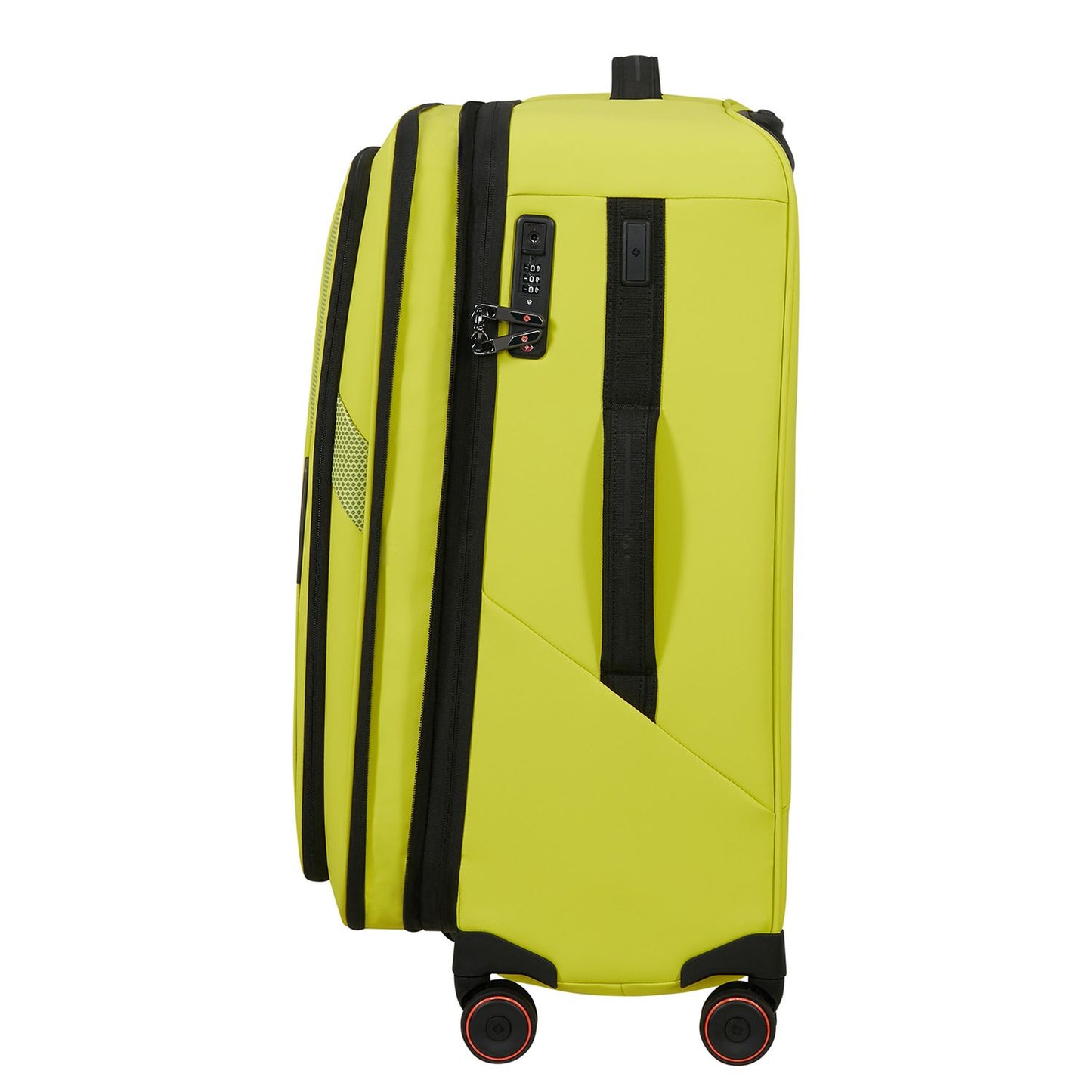 Samsonite Glazed Spinner 67 cm - Uitbreidbaar 83/94 liter - 67x44x30/33 cm - lime punch