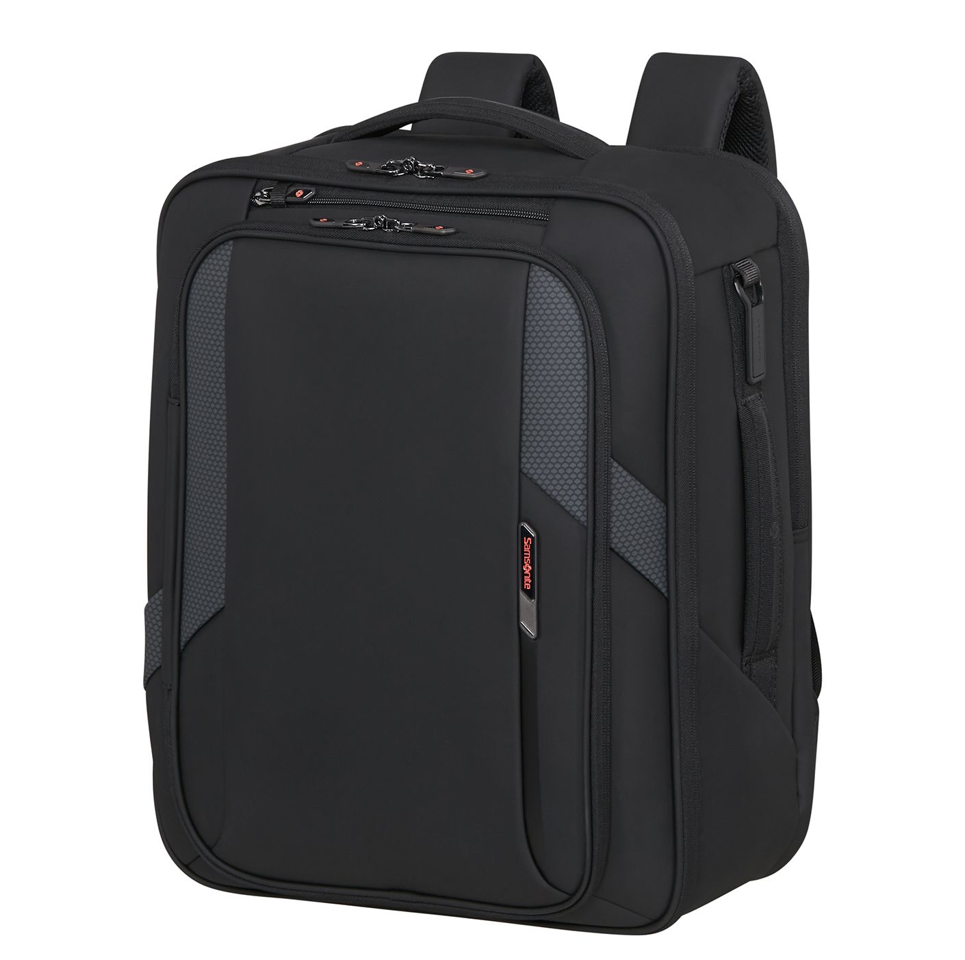 Samsonite Glazed Underseat Backpack M - 33 liter -  45x36x20 cm - 17.3" laptopvak - black