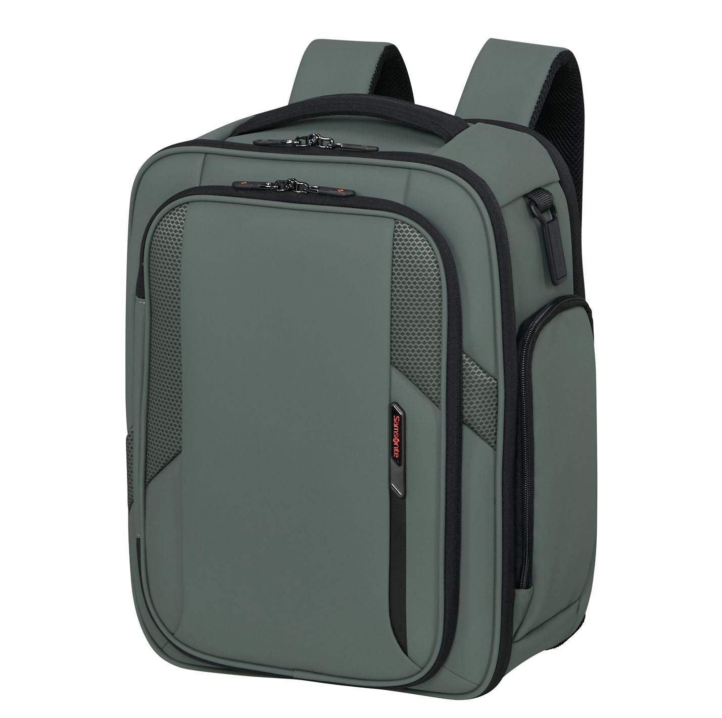 Samsonite Glazed Underseat Backpack S - 25 liter - 40x30x20 cm - 15.6" laptopvak sage green