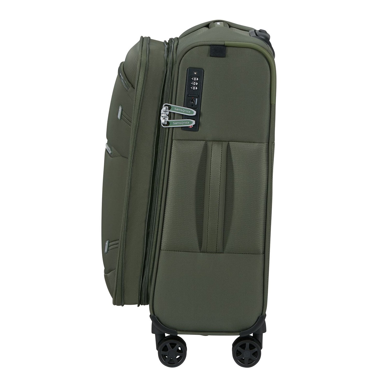 Samsonite Gotwist Handbagage Spinner 55 cm - Uitbreidbaar 42/48 liter - 55x40x23/25 cm - dark green