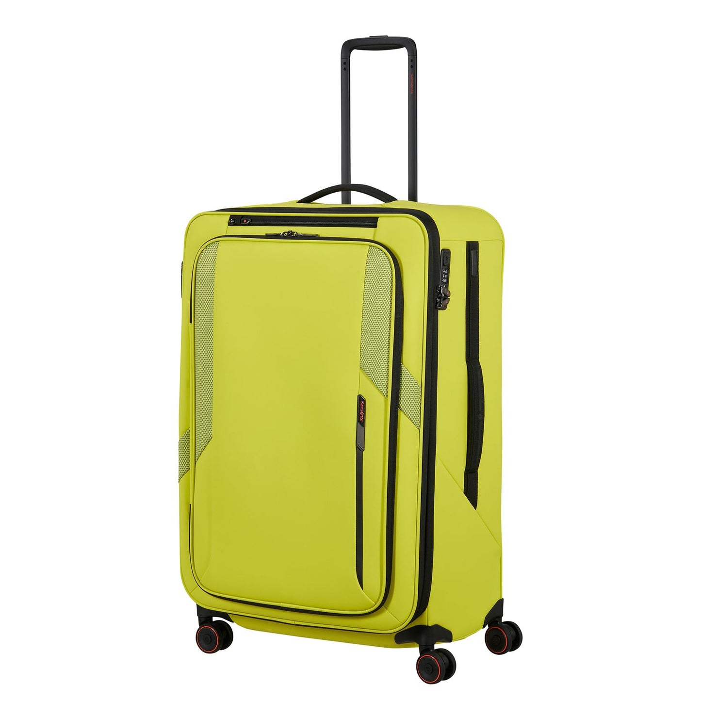 Samsonite Glazed Spinner 78 cm - Uitbreidbaar 125/141 liter - 78x48x32/35 cm - lime punch