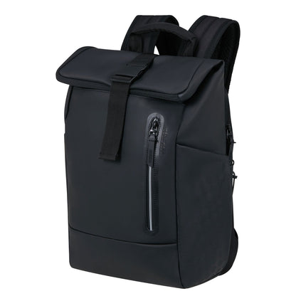American Tourister Urban Tide Rolltop Laptop Rugzak - 22.5 liter -  14" laptopvak - black