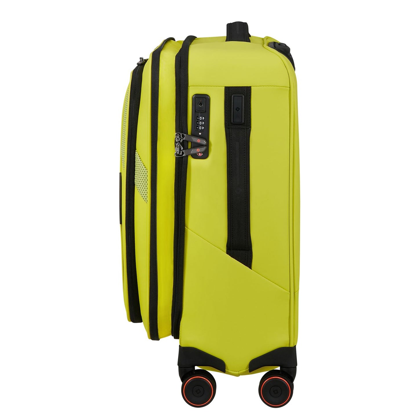 Samsonite Glazed Handbagage Spinner 55 cm - Uitbreidbaar 44/49 liter - 55x40x23/26 cm - lime punch