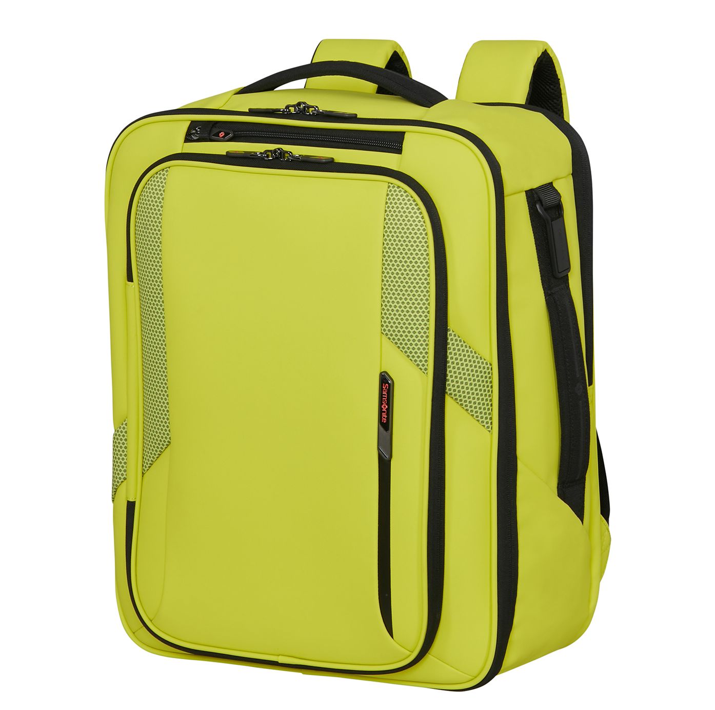 Samsonite Glazed Underseat Backpack M - 33 liter -  45x36x20 cm - 17.3" laptopvak - lime punch