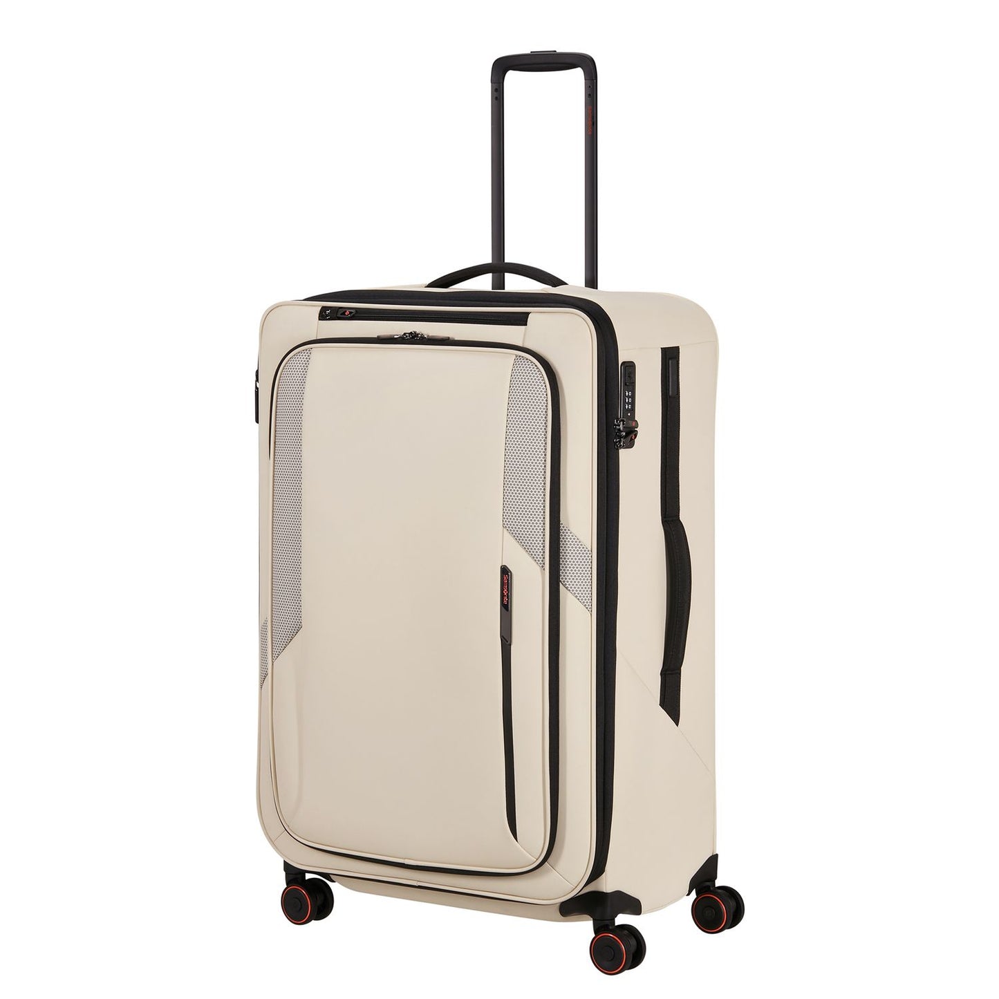 Samsonite Glazed Spinner 78 cm - Uitbreidbaar 125/141 liter - 78x48x32/35 cm - sandstone