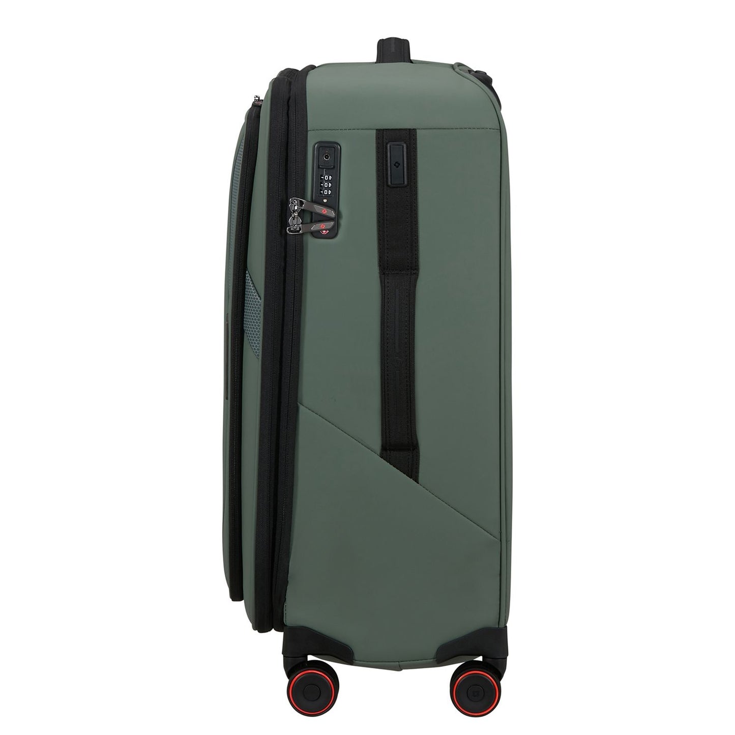 Samsonite Glazed Spinner 67 cm - Uitbreidbaar 83/94 liter - 67x44x30/33 cm - sage green