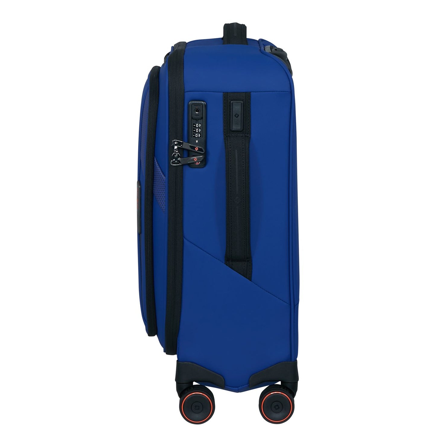 Samsonite Glazed Handbagage Spinner 55 cm - Uitbreidbaar 44/49 liter - 55x40x23/26 cm - electric blue