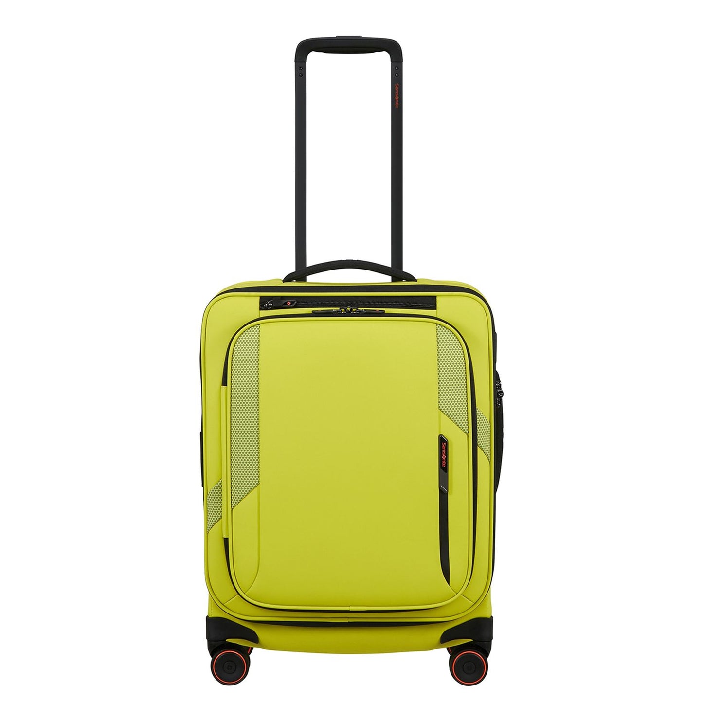 Samsonite Glazed Handbagage Spinner 55 cm - Uitbreidbaar 44/49 liter - 55x40x23/26 cm - lime punch