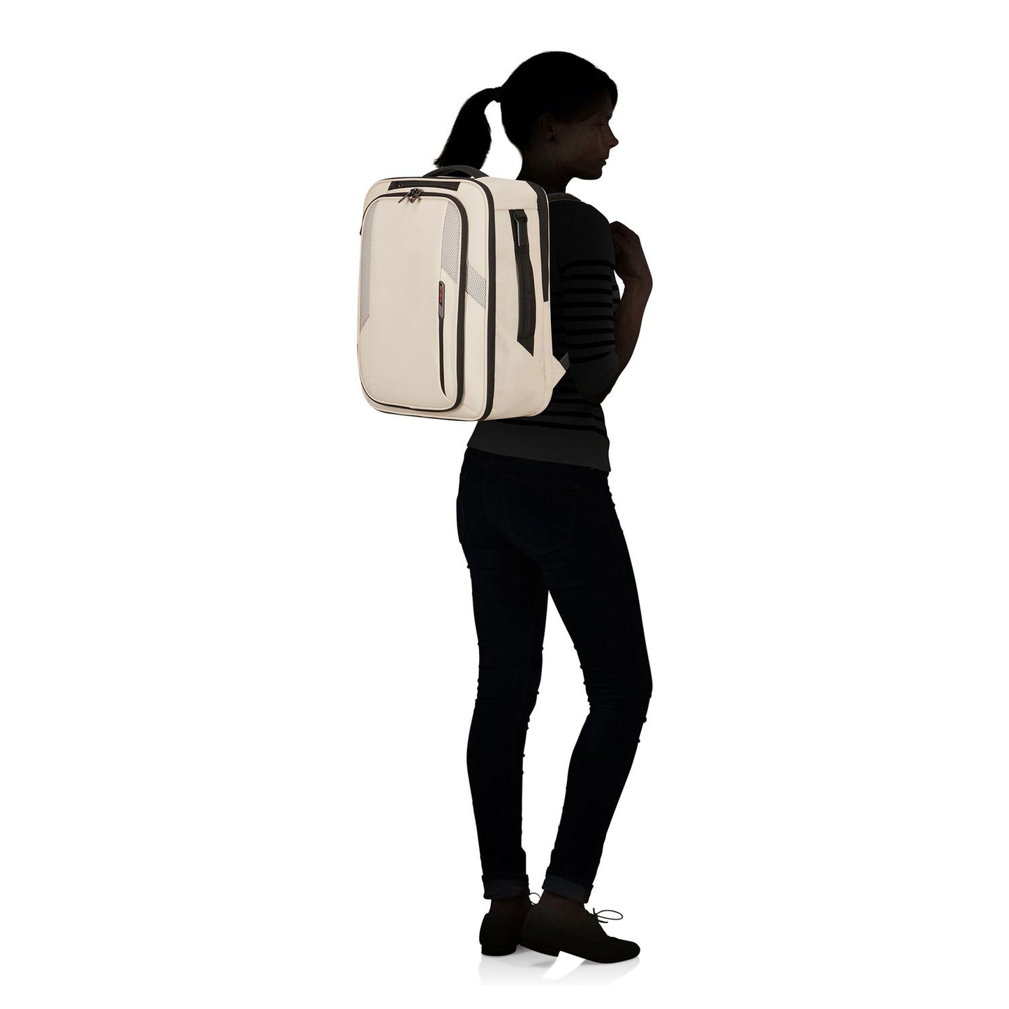 Samsonite Glazed Underseat Backpack M - 33 liter -  45x36x20 cm - 17.3" laptopvak - sandstone