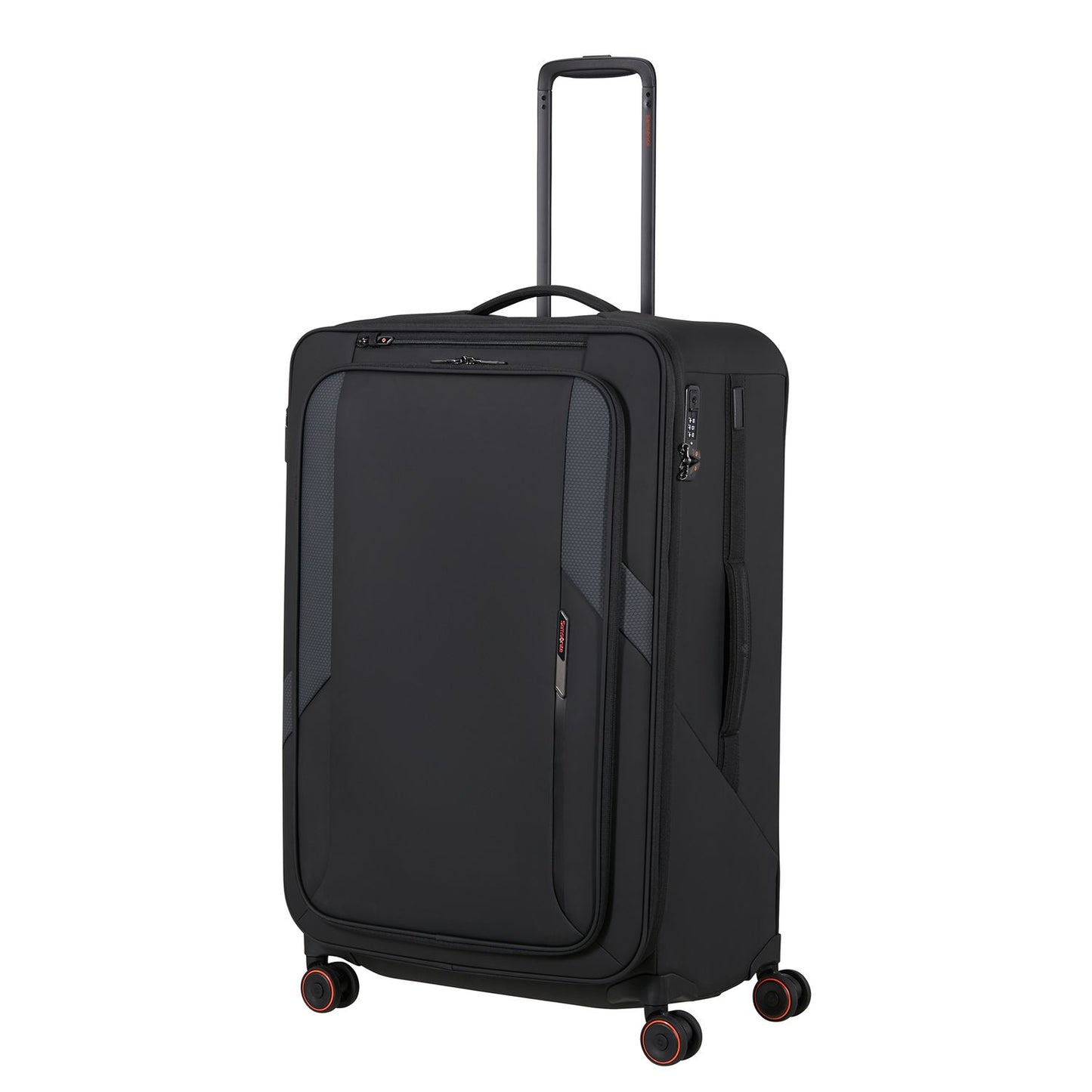 Samsonite Glazed Spinner 78 cm - Uitbreidbaar 125/141 liter - 78x48x32/35 cm - black