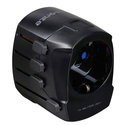 Samsonite TA Revolution World Adaptor Pro 3-P+Usb black