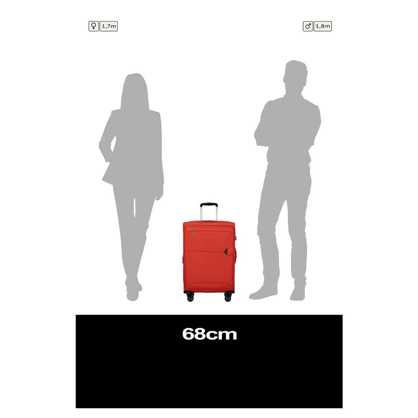 Samsonite Urbify Spinner 68 cm Expandable lava