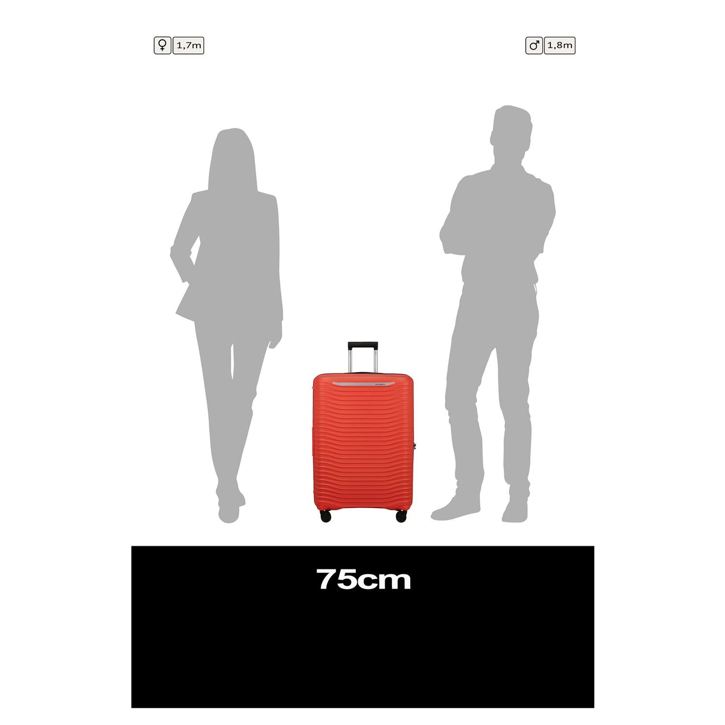 Samsonite Upscape Spinner 75 cm Expandable lava