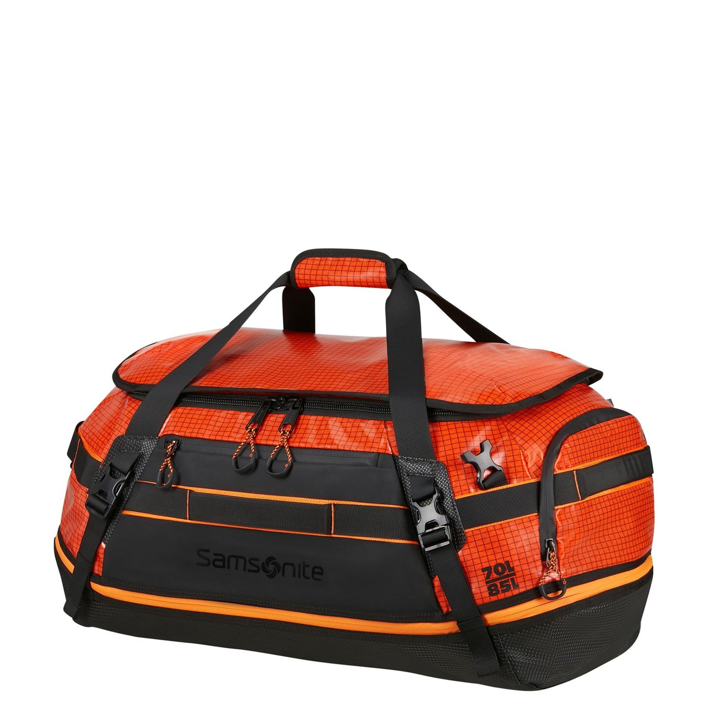 Samsonite Outtrax Duffle M - Uitbreidbaar 70/85 liter - 30/34x64x36 cm - tangerine red