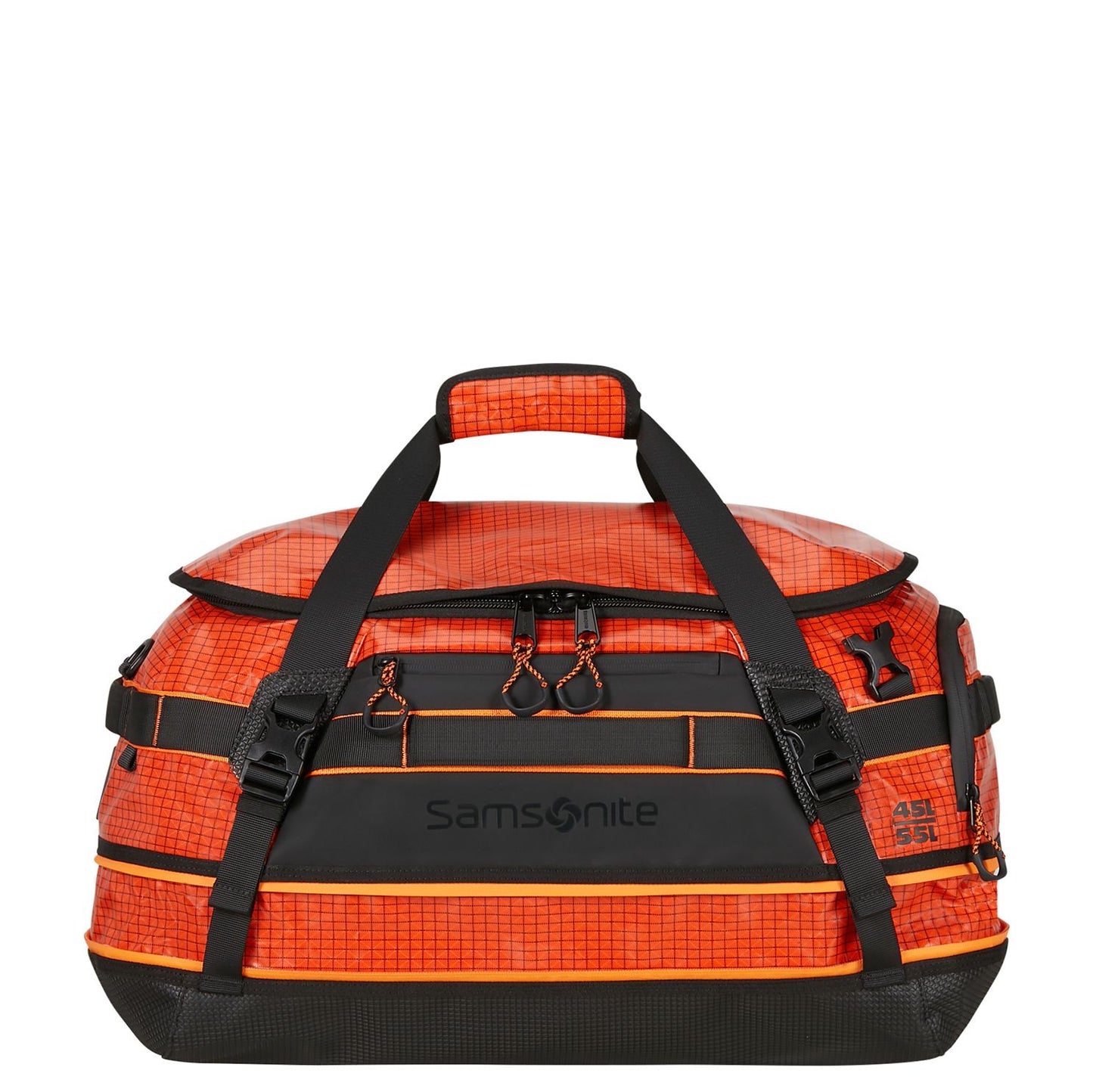 Samsonite Outtrax Duffle S - Uitbreidbaar 45/55 liter - 26/30x55x34 cm - tangerine red