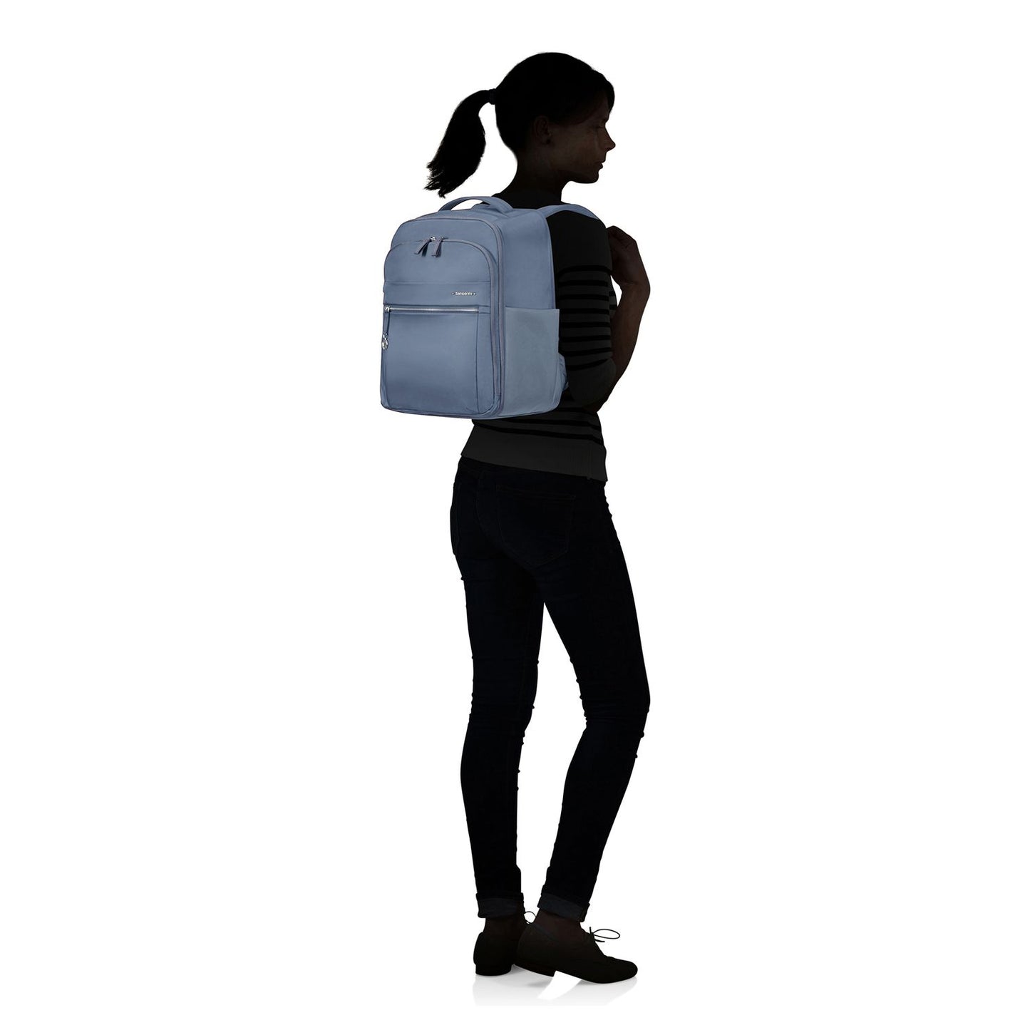 Samsonite Move Journey Underseat Backpack S - 25 liter - 40x30x20 cm - 14" laptopvak - storm blue