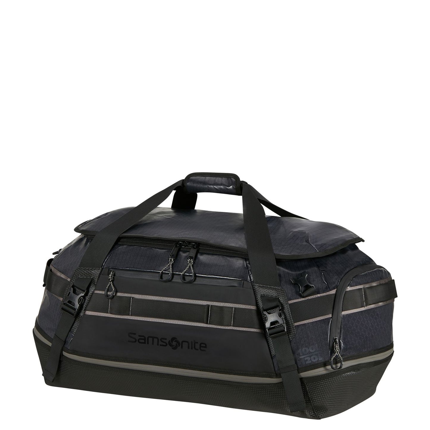 Samsonite Outtrax Duffle L - Uitbreidbaar 100/120 liter - 33/38x69x43 cm - slate black