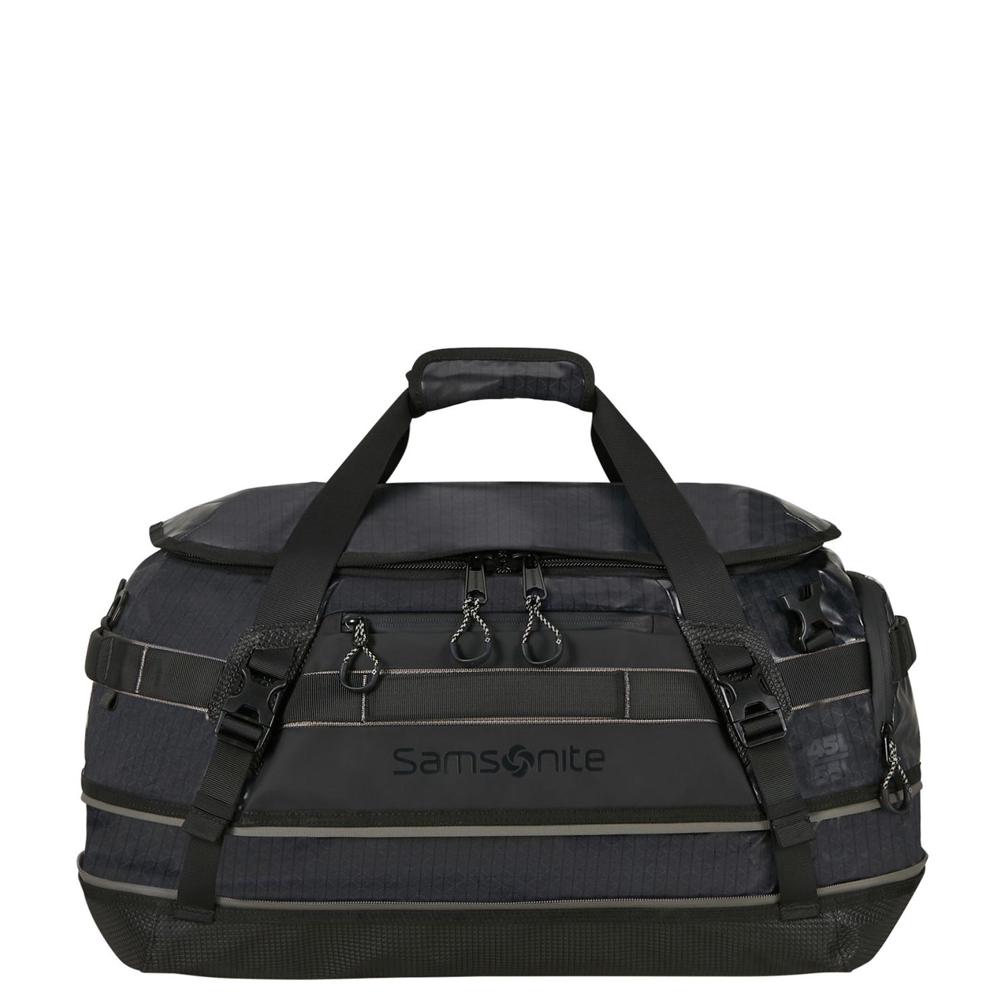 Samsonite Outtrax Duffle S - Uitbreidbaar 45/55 liter - 26/30x55x34 cm - slate black