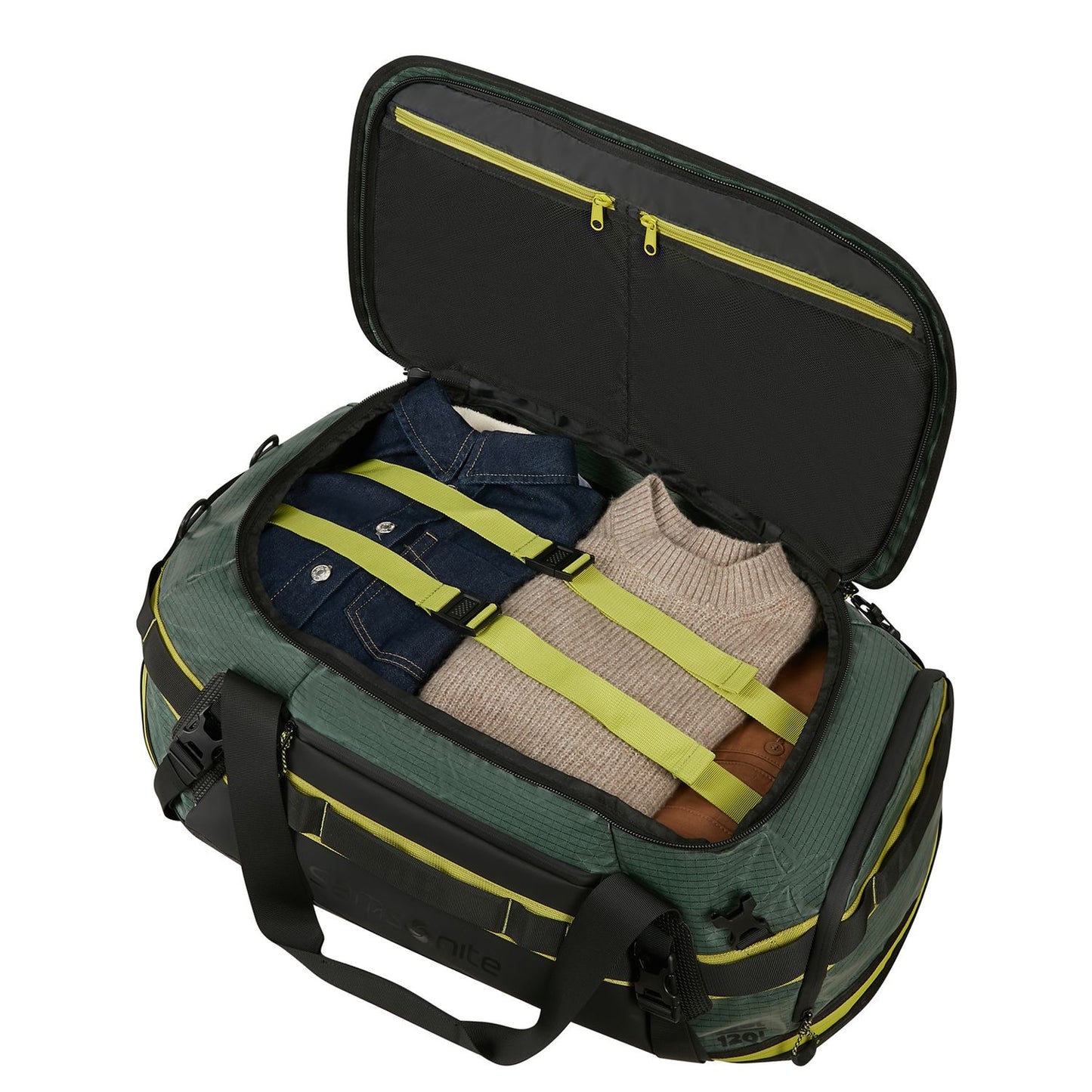 Samsonite Outtrax Duffle L - Uitbreidbaar 100/120 liter - 33/38x69x43 cm - forest green
