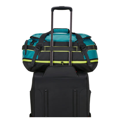 Samsonite Outtrax Duffle S - Uitbreidbaar 45/55 liter - 26/30x55x34 cm - deep teal