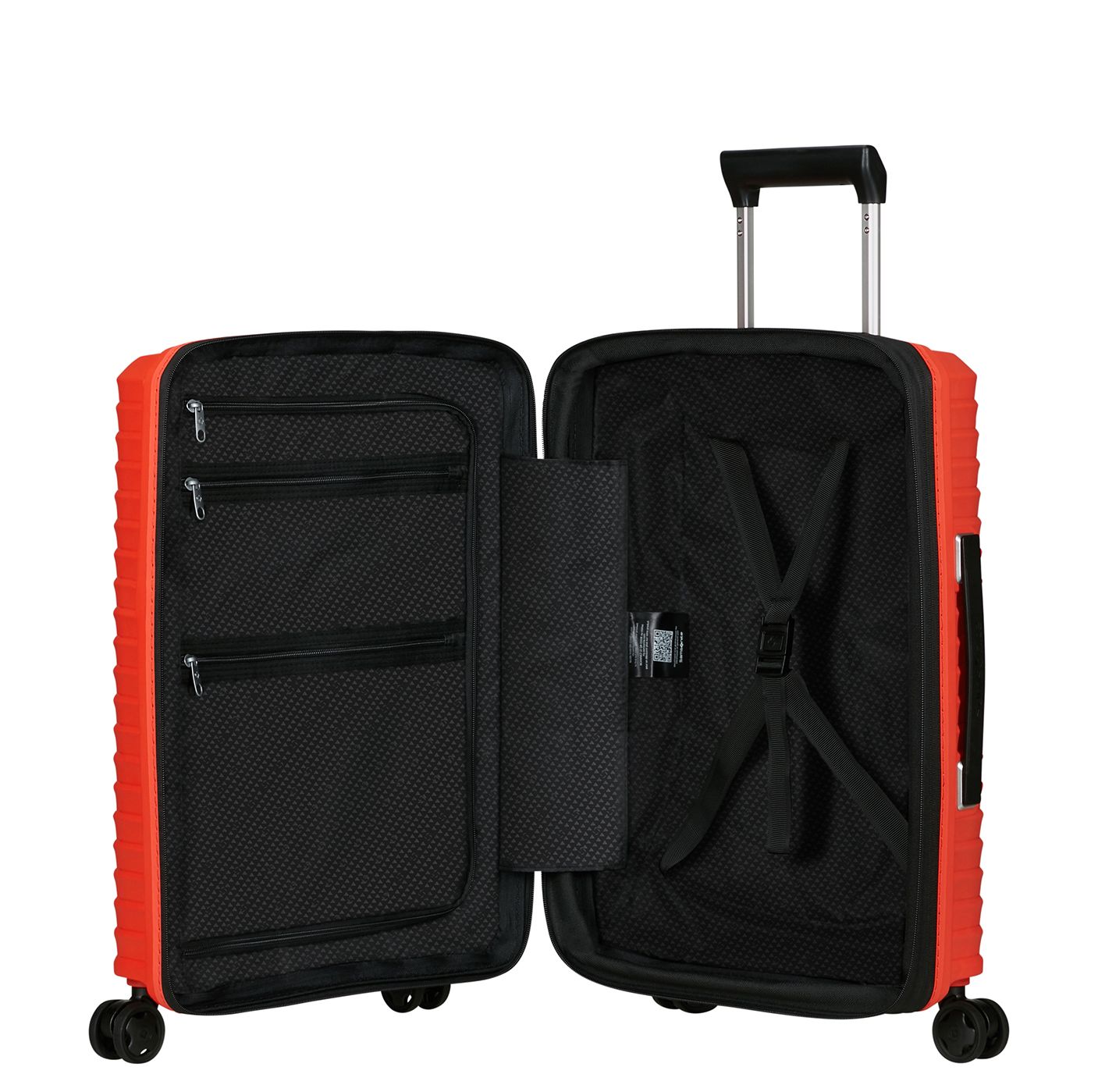 Samsonite Upscape Handbagage Spinner 55 cm - Uitbreidbaar 39/45 liter - 55x40x20/23 cm - lava