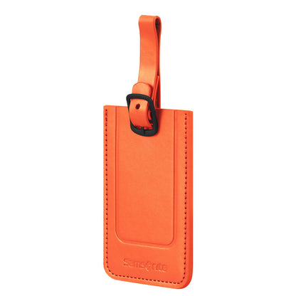Samsonite TA Revolution Rectangle Luggage Tag X2 orange