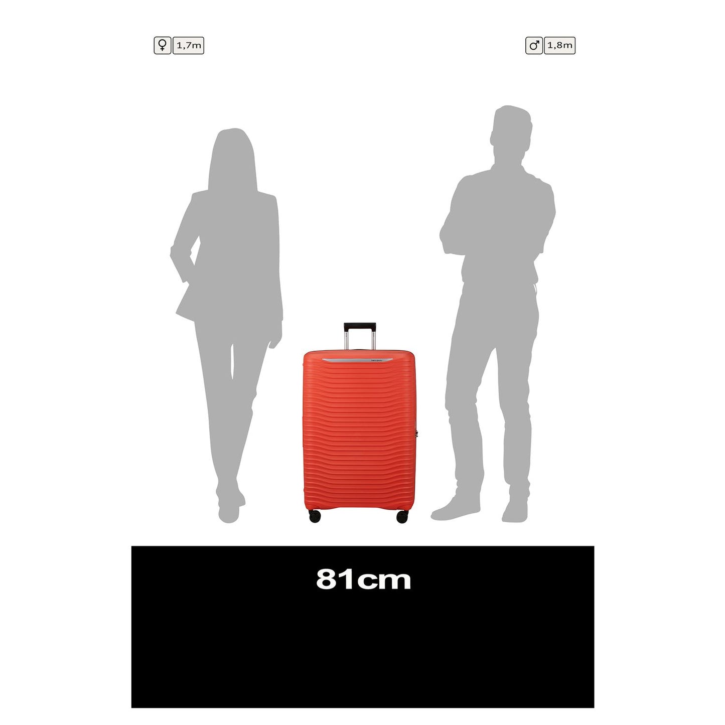 Samsonite Upscape Spinner 81 cm Expandable lava