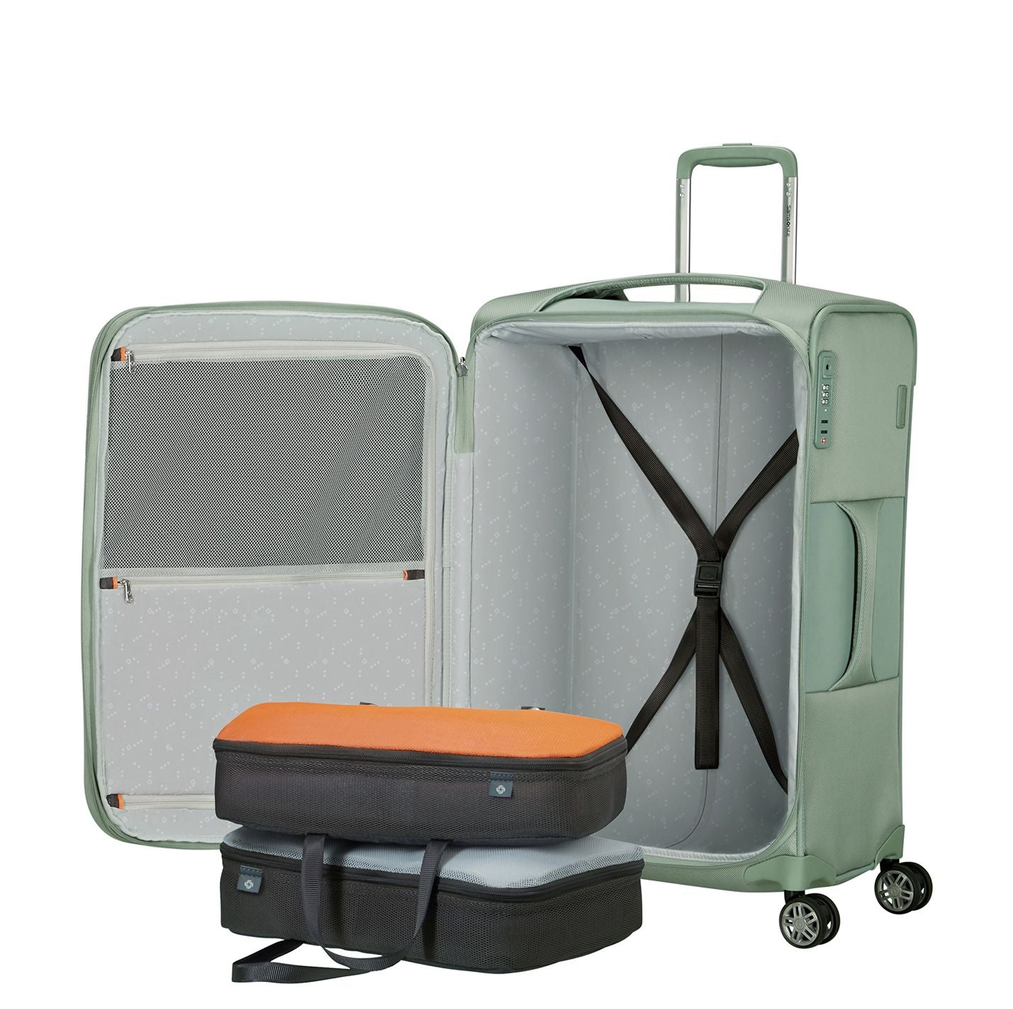 Samsonite Re-Lite Spinner 67 cm Expandable sage