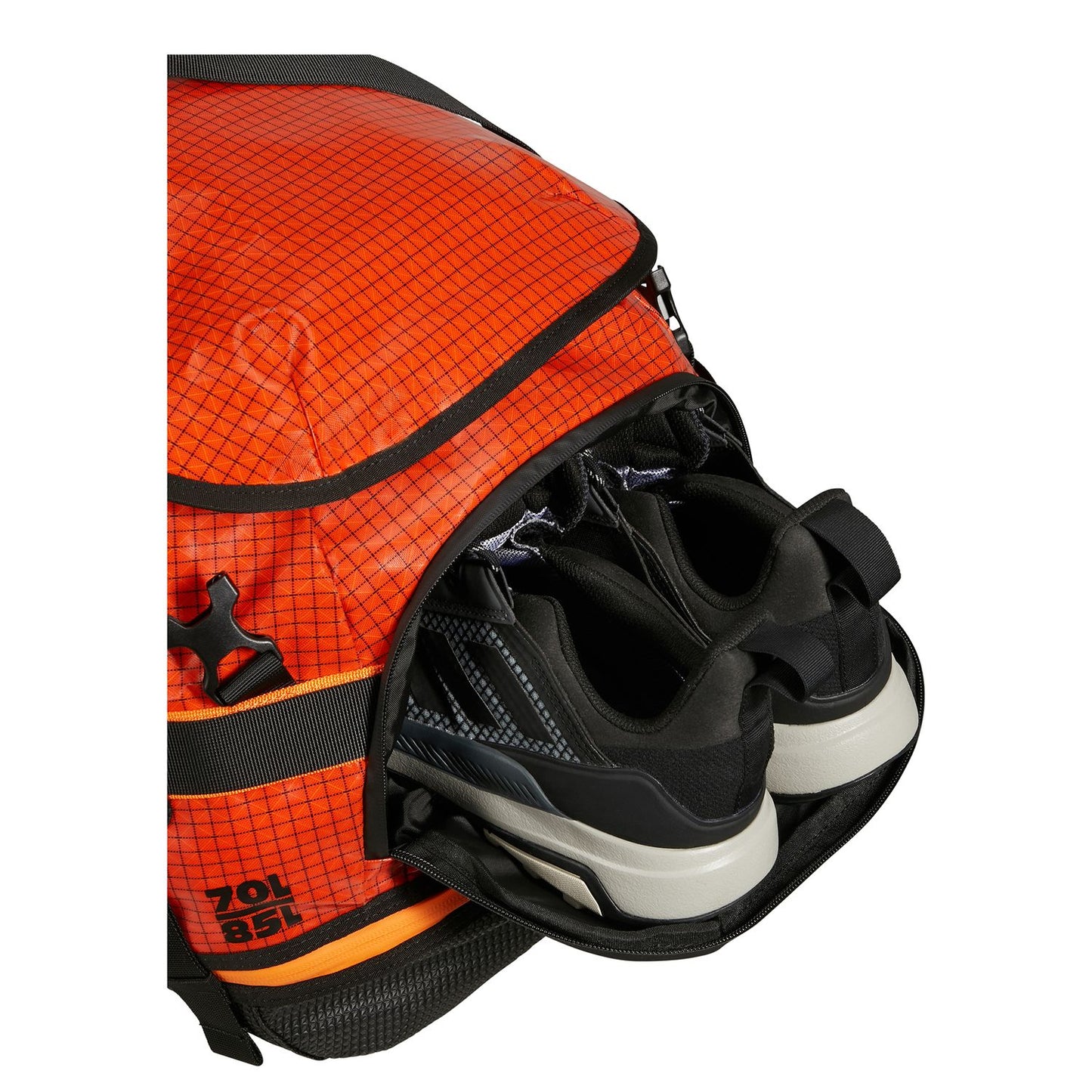 Samsonite Outtrax Duffle M - Uitbreidbaar 70/85 liter - 30/34x64x36 cm - tangerine red